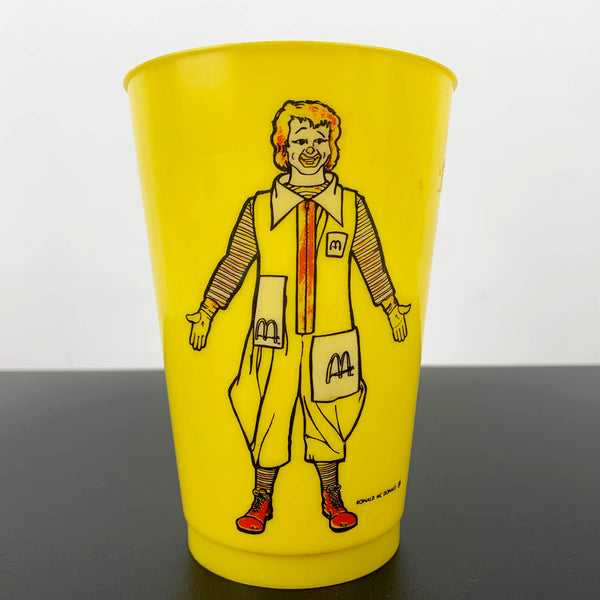 Ronald McDonald 1960's collectible tumbler