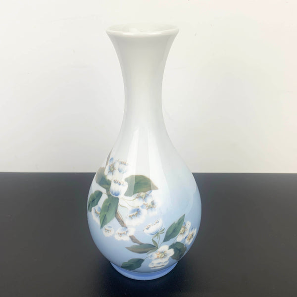 Royal Copenhagen Apple Blossom Art Vase