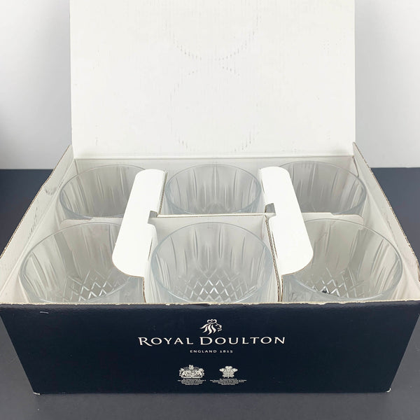 Royal Doulton 'Earlswood' box of 6 tumblers