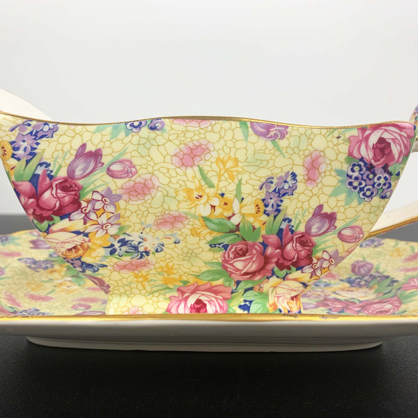 Royal Winton Grimwades 'Welbeck' Gravy Boat with Saucer