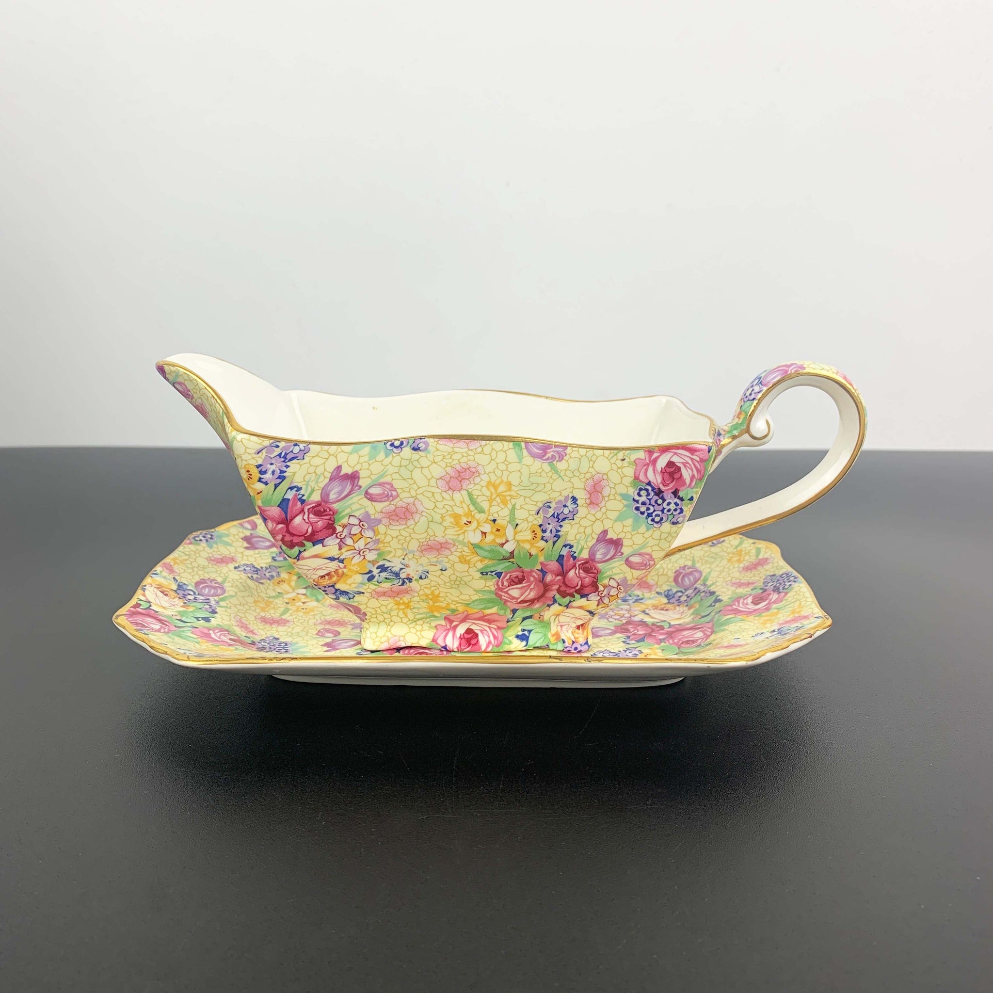 Royal Winton Grimwades 'Welbeck' Gravy Boat with Saucer