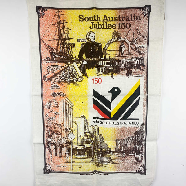 South Australian themed vintage tea towel collection - Set of 3