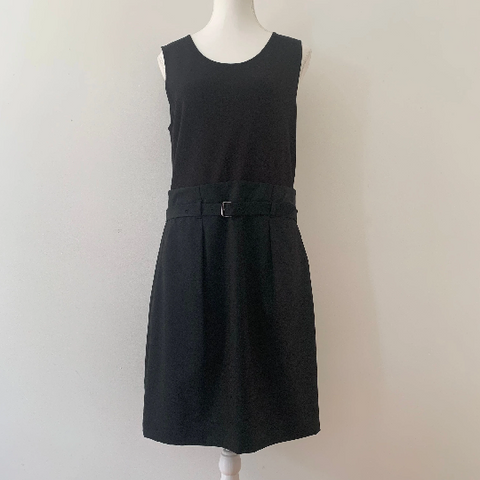 Saba black belted corporate dress