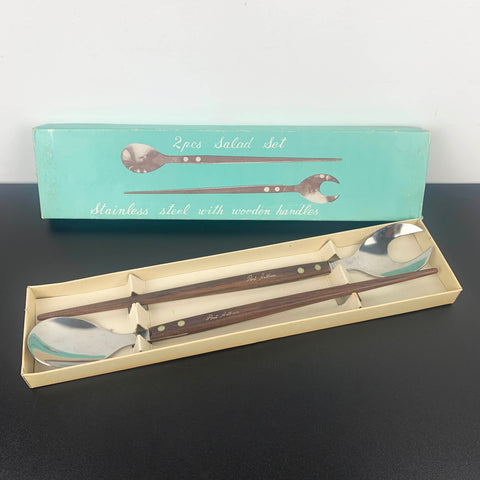 Port Arthur 1970's souvenir salad server boxed set