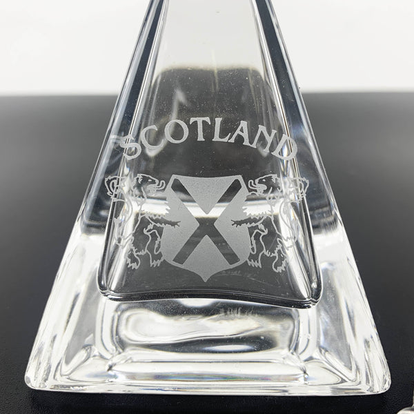 Scotland engraved small bottle with stopper