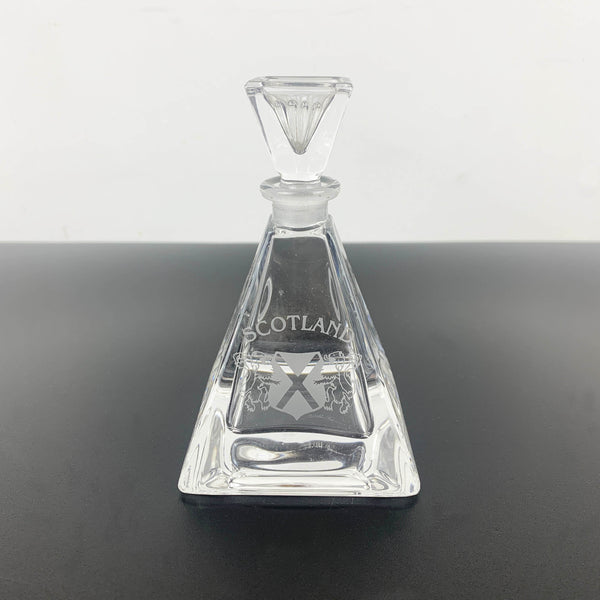 Scotland engraved small bottle with stopper