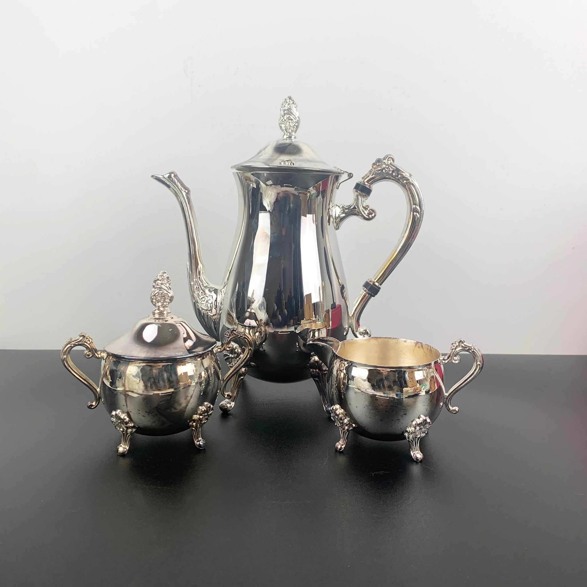 Silver plated brass coffee