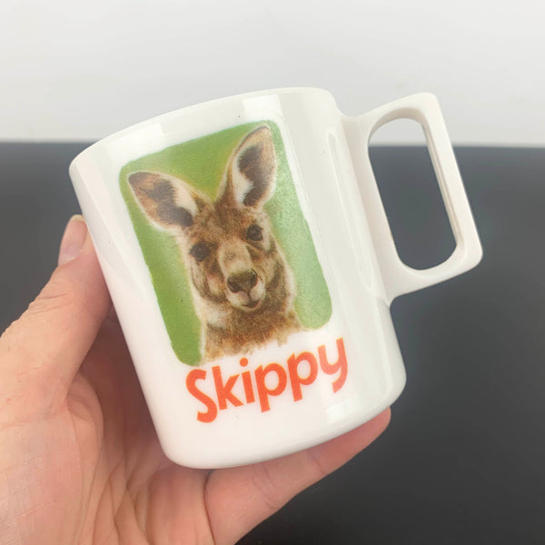 Skippy the Bush Kangaroo collectible plate and cup set