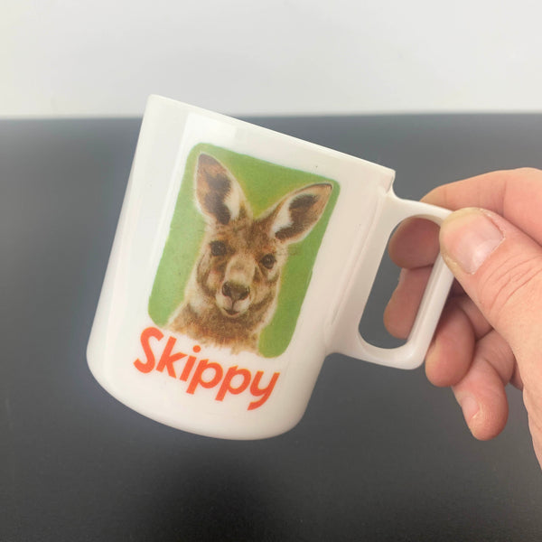 Skippy the Bush Kangaroo collectible plate and cup set