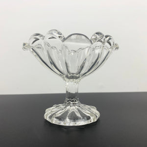 Art nouveau footed candy bowl