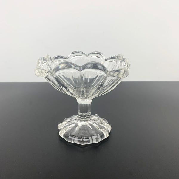 Art nouveau candy and nut pedestal bowl