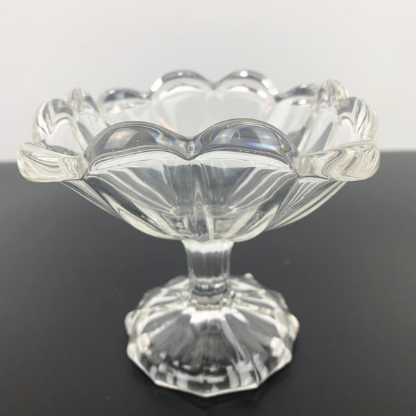 Art nouveau candy and nut pedestal bowl