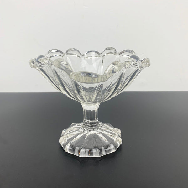 Art nouveau candy and nut pedestal bowl