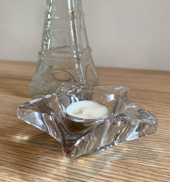 Star Shape Glass Tealight Holder