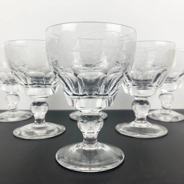 Stuart Crystal 'Audley' liqueur and aperitif glass - Set of 6