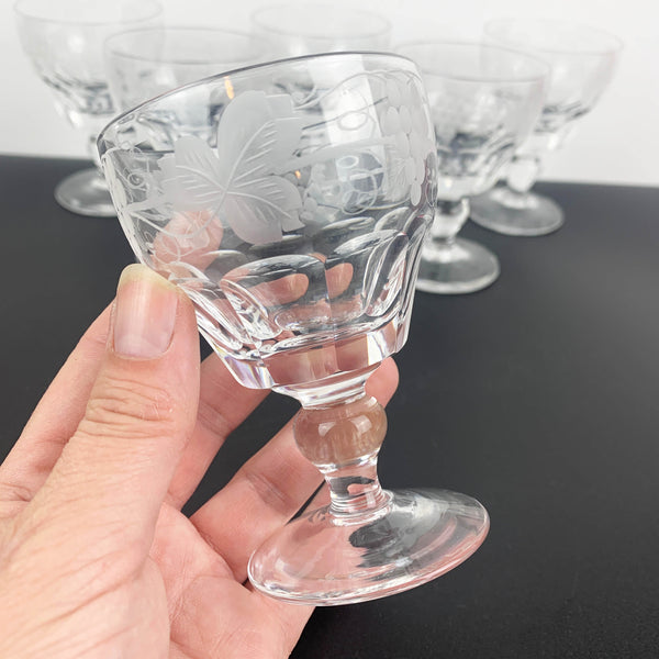 Stuart Crystal 'Audley' liqueur and aperitif glass - Set of 6