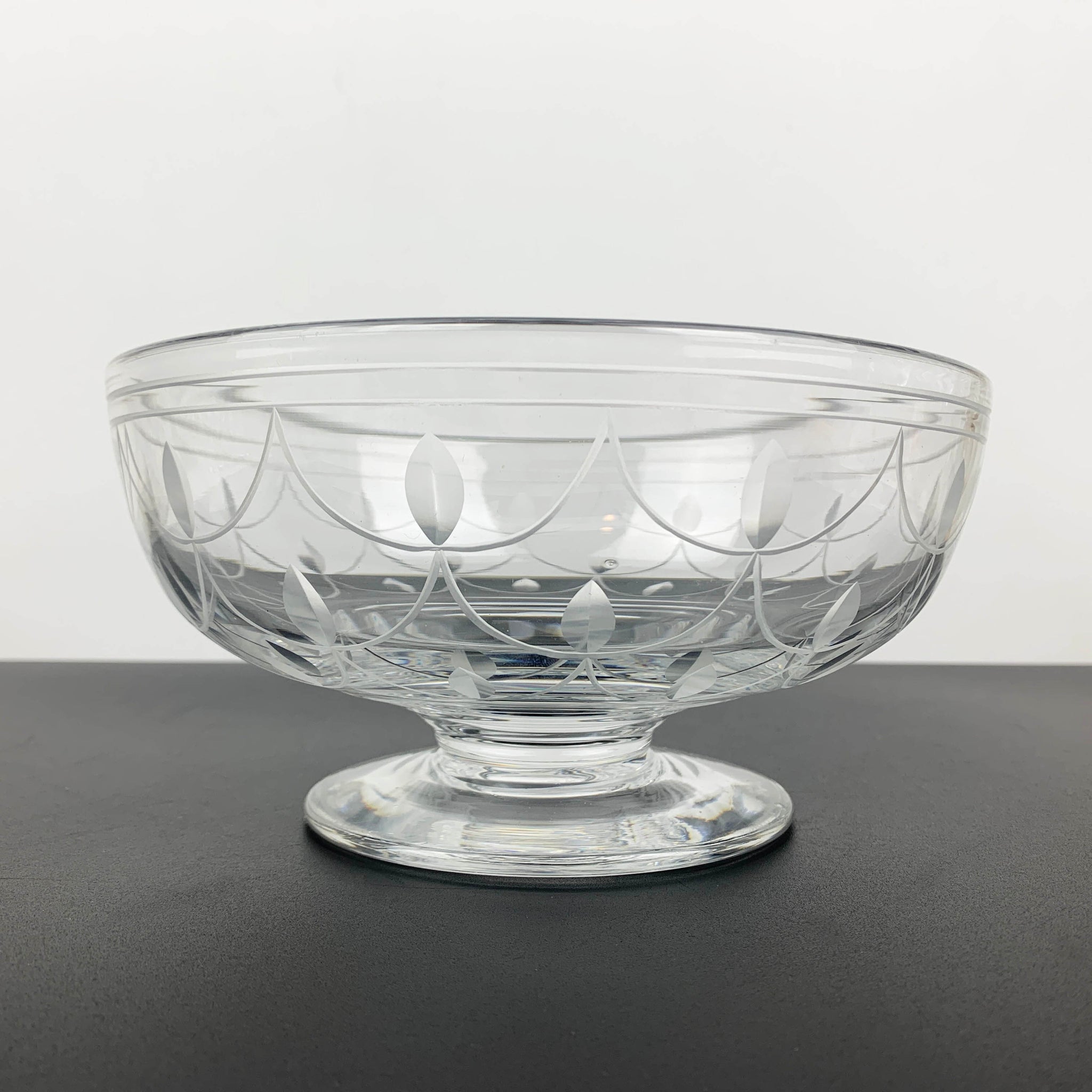 Stuart Crystal 'Tamara' large footed bowl