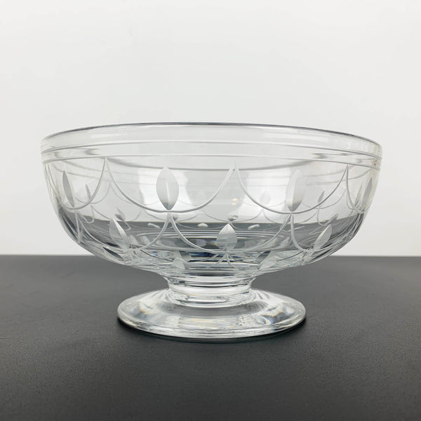 Stuart Crystal 'Tamara' large footed bowl