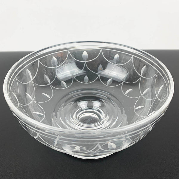 Stuart Crystal 'Tamara' large footed bowl