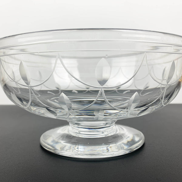 Stuart Crystal 'Tamara' large footed bowl