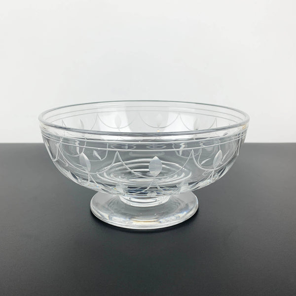 Stuart Crystal 'Tamara' large footed bowl