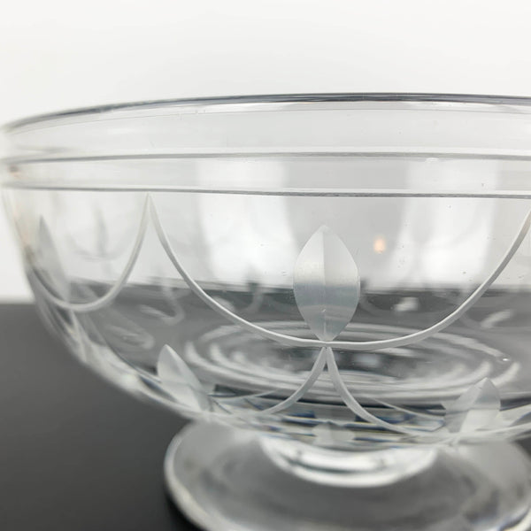 Stuart Crystal 'Tamara' large footed bowl