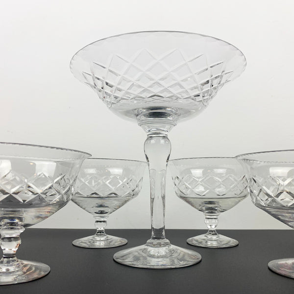 Stuart Crystal compote and dessert bowl set