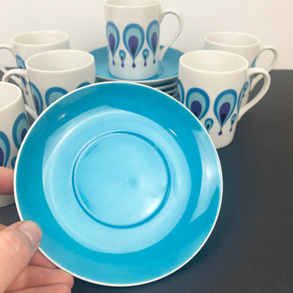 Teetime Japan 1970s aqua saucer