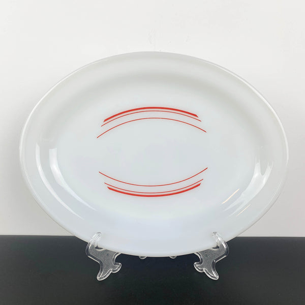 Termocrisa Mexico red centred oval platter