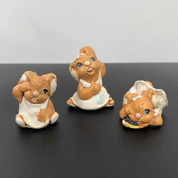 Tinkerware collectible figurines Milly, Mandy and Tilly - Set of 3