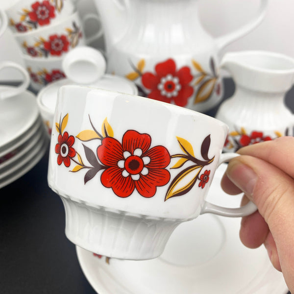 Tirschenreuth Porcelain rare mid century coffee service