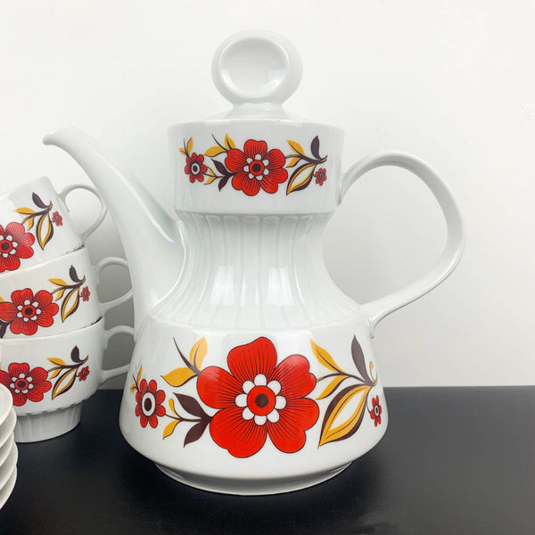 Tirschenreuth Porcelain rare mid century coffee service