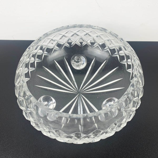 Bohemia Classic Diamond tri foot bowl