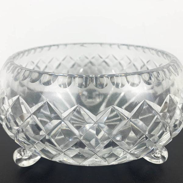 Bohemia Classic Diamond tri foot bowl