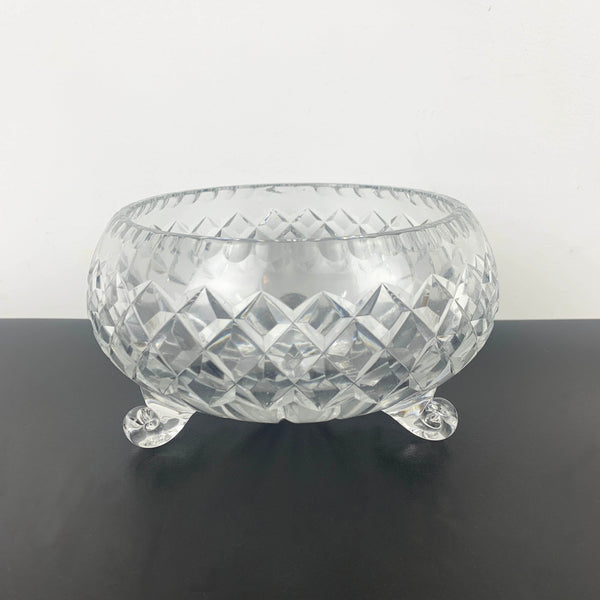 Bohemia Classic Diamond tri foot bowl