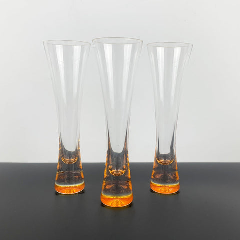 Veuve Clicquot promotional 'Trendy' champagne flute - Set of 3