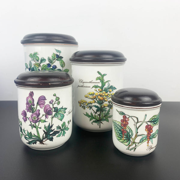 Villeroy & Boch 'Botanica' graduated storage canisters - Set of 4