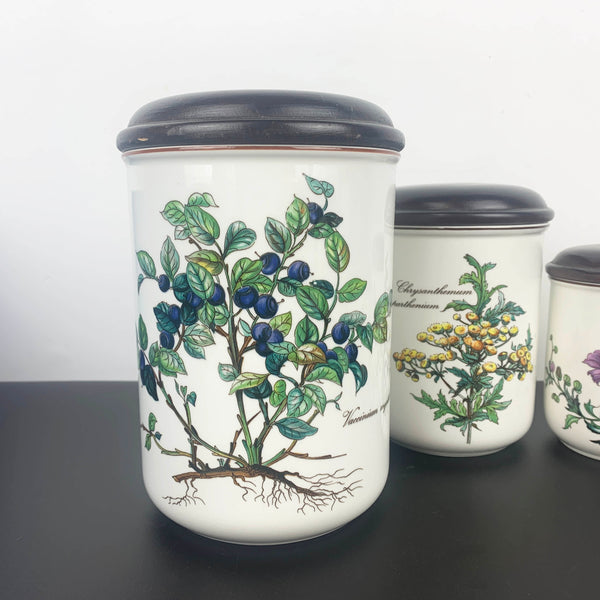 Villeroy & Boch 'Botanica' graduated storage canisters - Set of 4