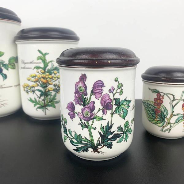 Villeroy & Boch 'Botanica' graduated storage canisters - Set of 4