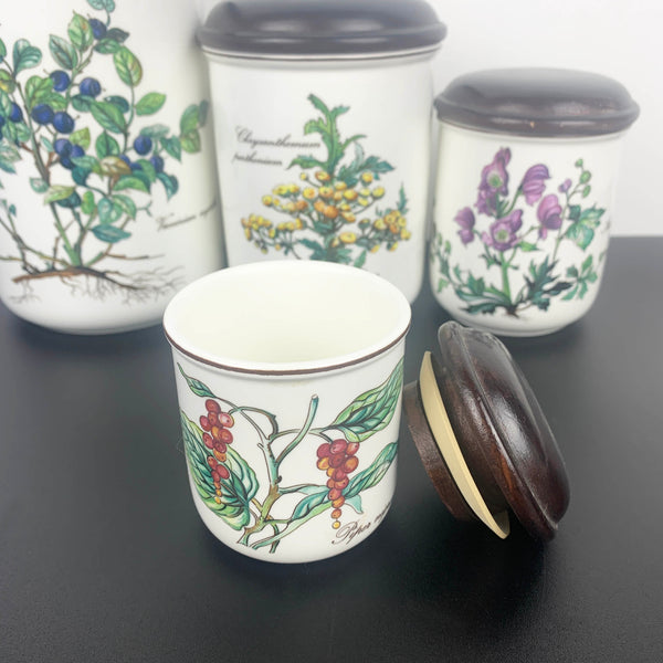 Villeroy & Boch 'Botanica' graduated storage canisters - Set of 4