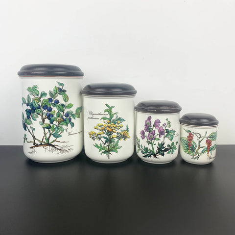 Villeroy & Boch 'Botanica' graduated storage canisters - Set of 4