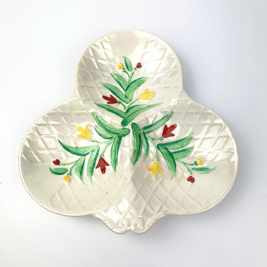 Wade England Three Part Divided Lustre Tray