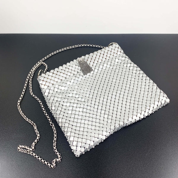 Whiting & Davis silver mesh handbag