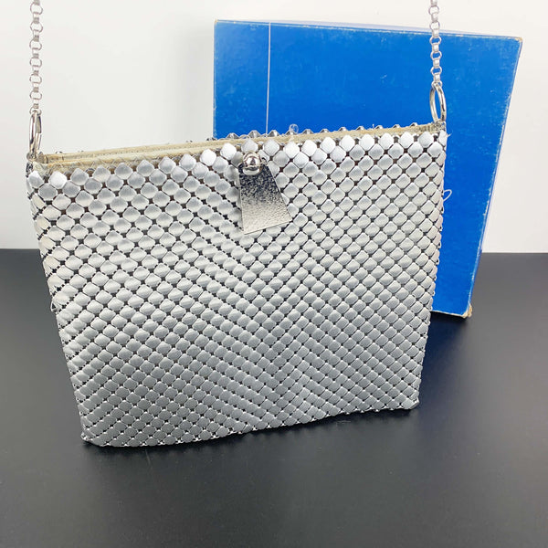 Whiting & Davis silver mesh handbag