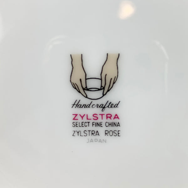 Zylstra Fine China Japan 'Zylstra Rose' dinnerware makers stamp