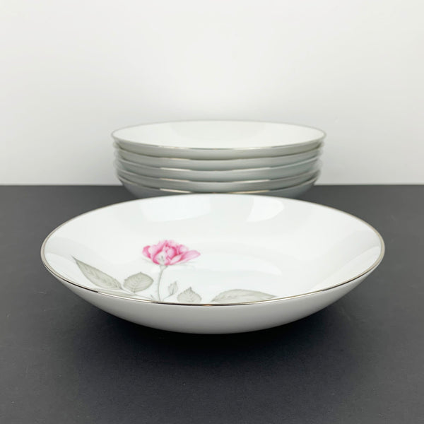 Zylstra Fine China Japan 'Zylstra Rose' soup bowls