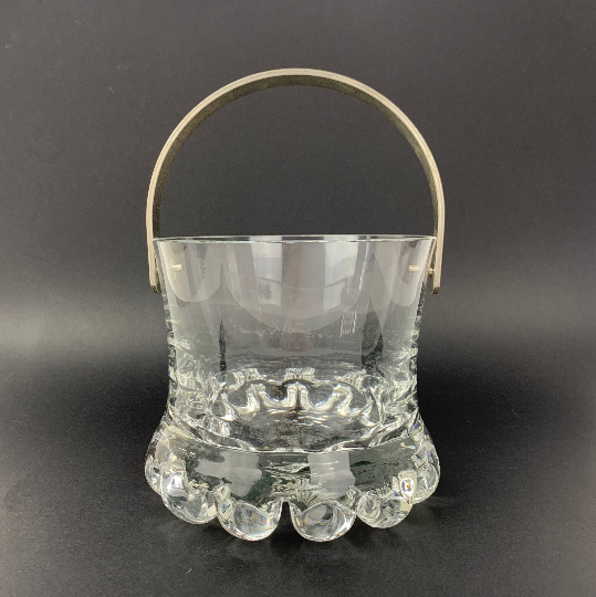 Kosta Sweden 1970's Crystal Ice Bucket