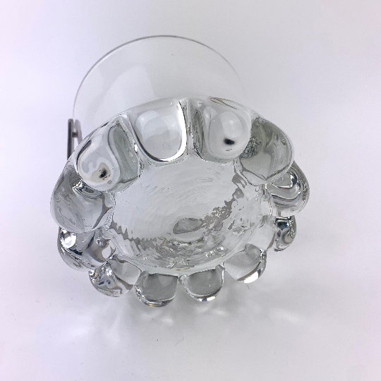 Kosta Sweden Crystal Ice Bucket bottom view