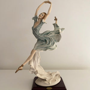 Guiseppe Armani Rare Figurine Grand Jete Flying Ballerina 503P